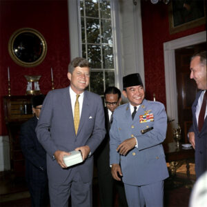 JFK and President Soekarno